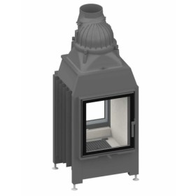 SCHMID Lina TV 45 s/s Kamineinsatz 7 kW Dreh-/Drehtür Durchsicht