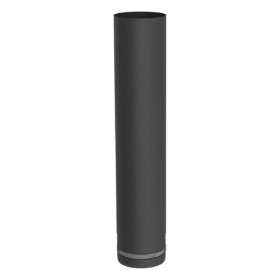 Pelletofenrohr - Längenelement 500 mm - schwarz lackiert - Tecnovis TEC-Pellet