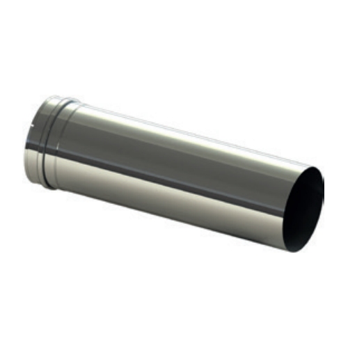 Edelstahlrohr L = 500 mm V2A - Zuluftsystem