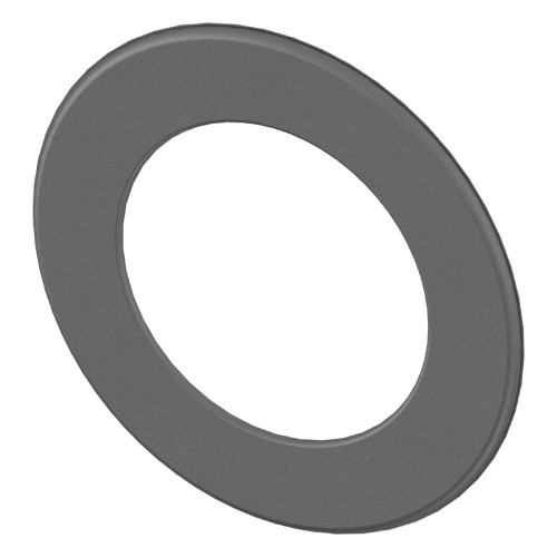 Ofenrohr - doppelwandig - Wandrosette 55 mm gussgrau - Tecnovis TEC-Protect
