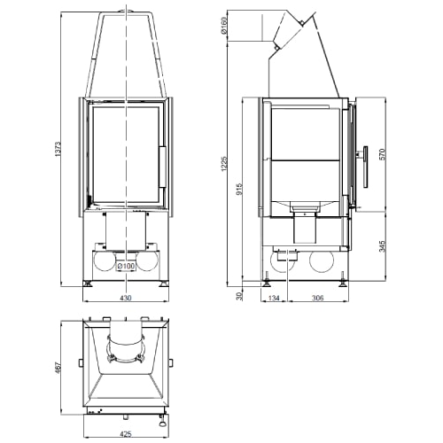 Haas und Sohn ESPRIT-IV Kamineinsatz 7 kW