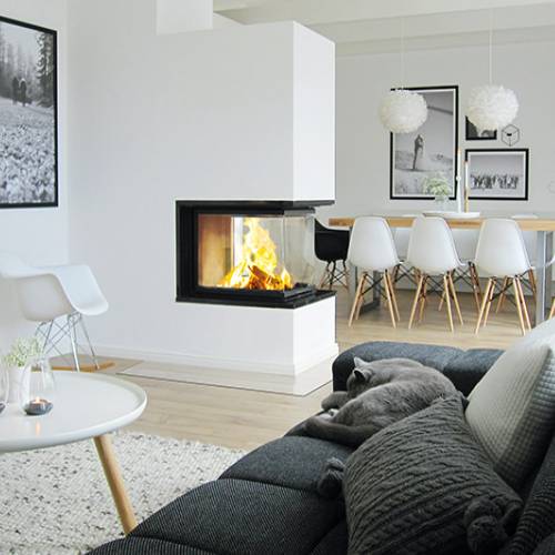 SCHMID Ekko U55(67) h Kamineinsatz 9 kW Schiebetür
