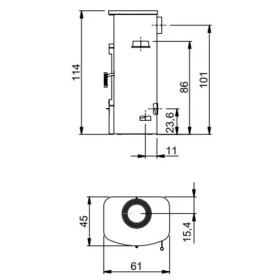 Max Blank Atlanta WF Kaminofen 6,5 kW
