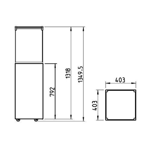 Neocube-O Q1 Black & White Edition Gartenkamin