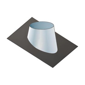 Flex-Dachdurchführung 0-10° anthrazit-grau - doppelwandig - Raab DW 25 Optilife