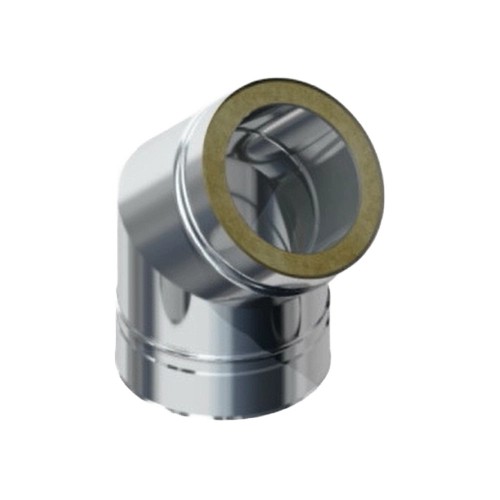Bogen 45° - doppelwandig - Raab DW-FU Bogen 45° - doppelwandig - Raab DW-FU