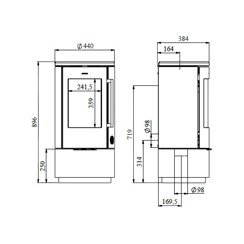 Morsoe 7340 Kaminofen 4,3 kW