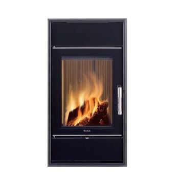 Kaminzubehör LEDA - Frontrahmen für Frontplattenset, schwarz (pulverbeschichtet), 480 x 890 mm