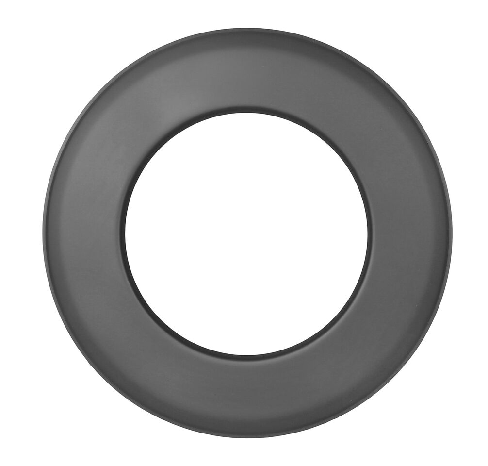 Ofenrohr - Wandrosette 55 mm schwarz - Tecnovis TEC-Stahl