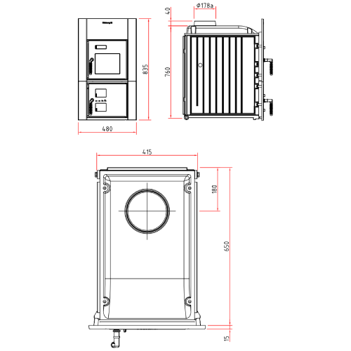 Olsberg Format 11 Heizeinsatz 11 kW