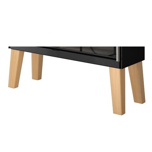 Oranier - 4-tlg. Fuß-Set Holz Esche inkl. Montageplatte Kaminzubehör Oranier - 4-tlg. Fuß-Set Holz Esche inkl. Montageplatte Kaminzubehör