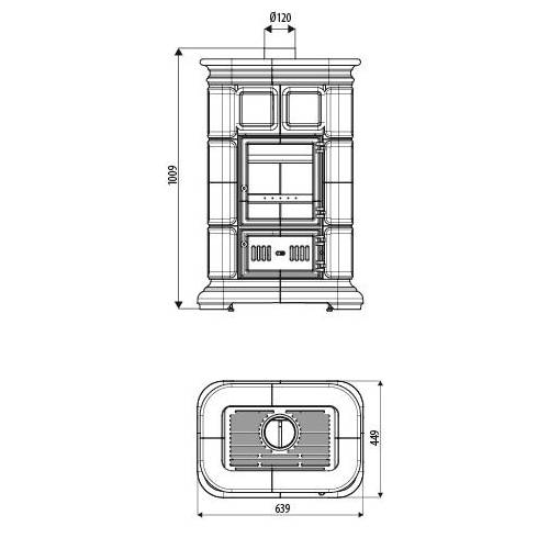 Sergio Leoni Marlene Mini E Kaminofen 6,2 kW