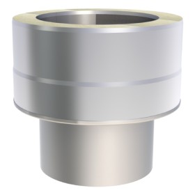 Übergang TEC-Stahl - TEC-DW-Design - doppelwandig - Tecnovis TEC-DW-Design