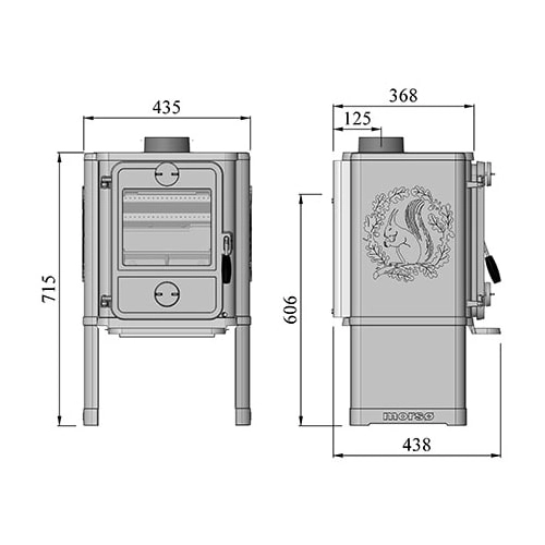 Morsoe 1442 Kaminofen 5 kW