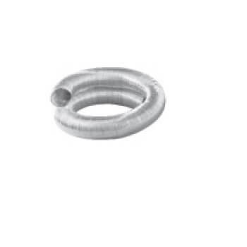 Edilkamin - Aluminiumrohr Ø 12,5 (1,5 m) für Verbrennungsluftzufuhr von außen Kaminzubehör
