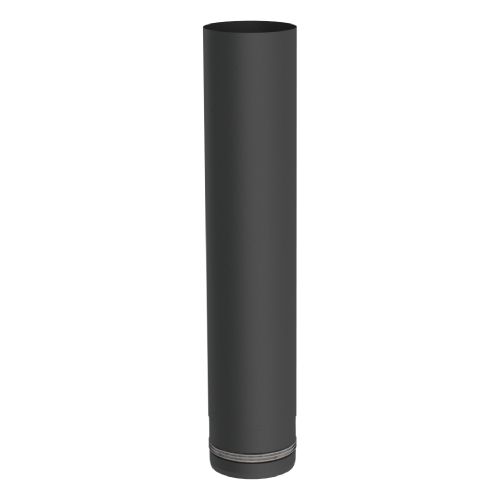 Pelletofenrohr - Längenelement 500 mm - schwarz lackiert - Tecnovis TEC-Pellet