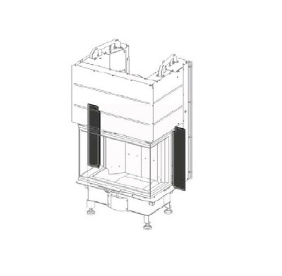 Kaminzubehör Cera Design - KLC Wandblenden, 111 mm breit