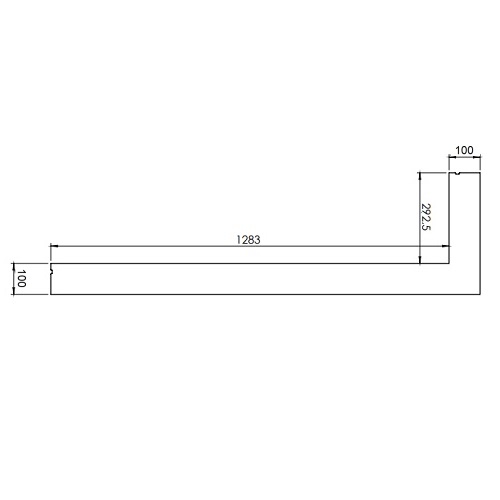 DRU - Einbaurahmen für Metro 130XT/2 RCH (6-seitig, B = 100 mm) Gaskaminzubehör