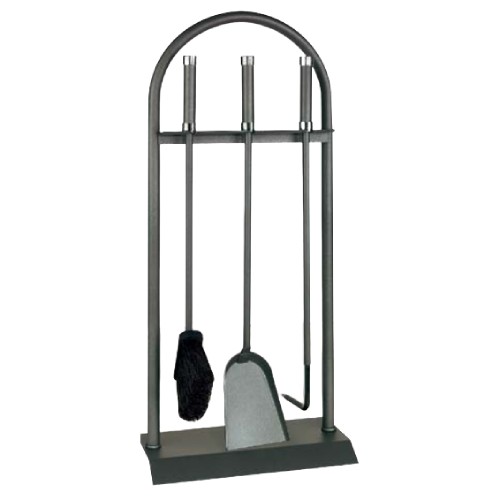 Lienbacher - Kaminbesteck 3-teilig, anthrazit beschichtet, Griffe mit Chromkappen Lienbacher - Kaminbesteck 3-teilig, anthrazit beschichtet, Griffe mit Chromkappen