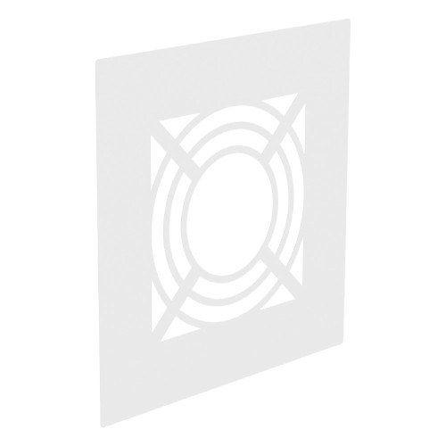 Deckenblende für Hinterlüftung, einteilig, 0° - doppelwandig - Jeremias DW-WHITE Deckenblende für Hinterlüftung, einteilig, 0° - doppelwandig - Jeremias DW-WHITE