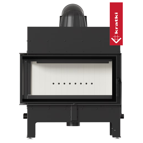 Kratki Floki L Kamineinsatz 12 kW Eckkamin