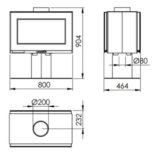 Panadero Etoile Kaminofen 9,7 kW