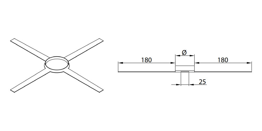 Montageschelle - einwandig - Tecnovis TEC-PPS