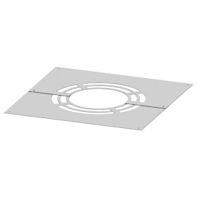 Deckenblende für Hinterlüftung, zweiteilig 1° - 65° - doppelwandig - Tecnovis TEC-DW-Standard