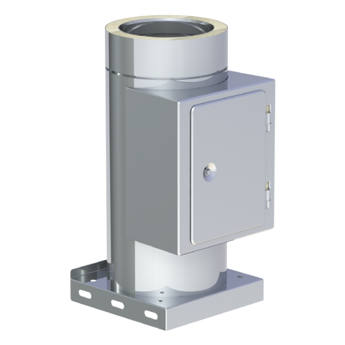 Reinigungselement mit Grundplatte - doppelwandig - Tecnovis TEC-DW-Standard