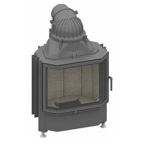 SCHMID Pano 67 s Kamineinsatz 9 kW Drehtür