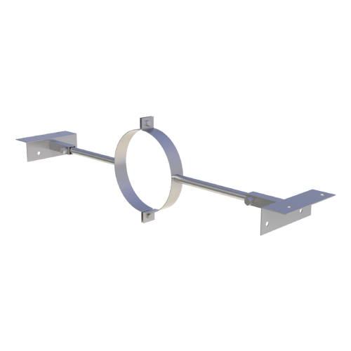 Sparrenhalterung verstellbar 500 - 900 mm - doppelwandig - Tecnovis TEC-DW-Design