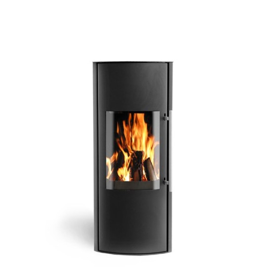  Kaminofen Novaline Carina S 5kW - Verkleidung Stahl Schwarz