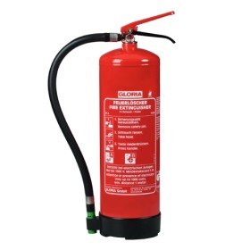 Gloria SD 6 E mit Wandhalter Feuerlöscher 