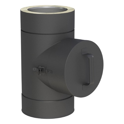 Reinigungselement rund (bis 450°C/N1) - doppelwandig - Tecnovis TEC-DW-NOIR Reinigungselement rund (bis 450°C/N1) - doppelwandig - Tecnovis TEC-DW-NOIR