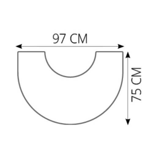 Morsoe - Glasvorlegeplatte 6mm, 97 x 75 cm - 7900 / 7800 Kaminzubehör Morsoe - Glasvorlegeplatte 6mm, 97 x 75 cm - 7900 / 7800 Kaminzubehör