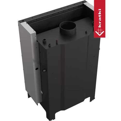 Kratki MBO Kamineinsatz 15 kW Schiebetür wasserführend