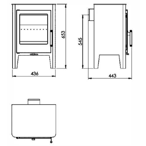 Panadero Alina Kaminofen 6,3 kW