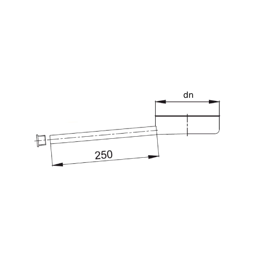 Kondensatschale mit 1/2" Muffe - einwandig - Reuter EW-BLUE