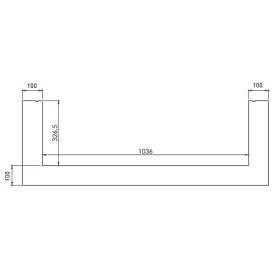 DRU - Einbaurahmen für Metro 100XT/3-41 RCH (8-seitig, B = 100 mm) Gaskaminzubehör