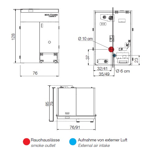 Edilkamin Laguna2 P18 Pelletkessel 17,6 kW