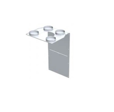 Kaminzubehör Cera Design - Konvektionsluft-Verkleidung zu KLC 4 Luftanschlüsse 150 mm