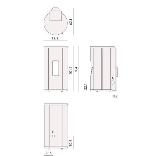 SFERA3 Pelletofen Cadel 11 kW