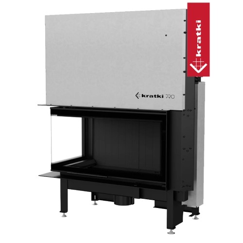 Kratki Nadia 14 Kamineinsatz 14 kW Eckkamin