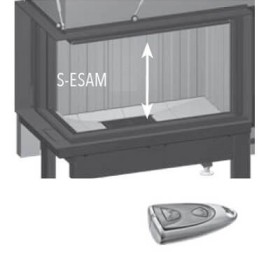 Spartherm - S-ESAM Elektrische Schiebetür mit Antriebsmechanik Kaminzubehör
