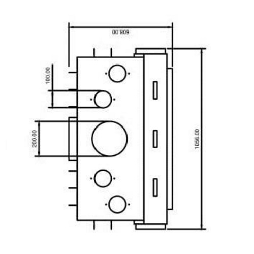 Kamineinsatz A Caminetti Flat 75 x 60 15 kW