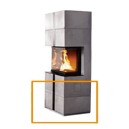 Camina - Unterbauteil H 310 mm Kaminzubehör Camina - Unterbauteil H 310 mm Kaminzubehör