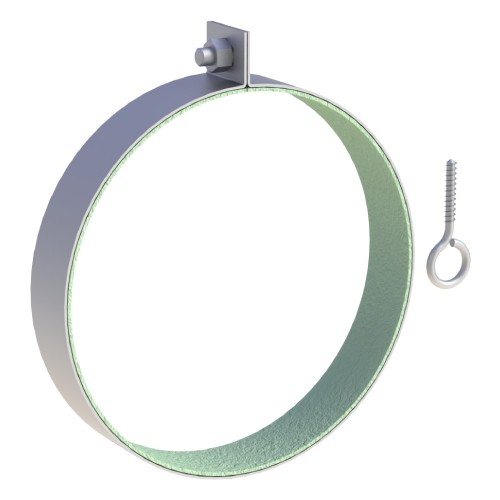 Deckenabhängung für Lochband mit Schalldämmeinlage - einwandig - Tecnovis TEC-EW-Classic Deckenabhängung für Lochband mit Schalldämmeinlage - einwandig - Tecnovis TEC-EW-Classic