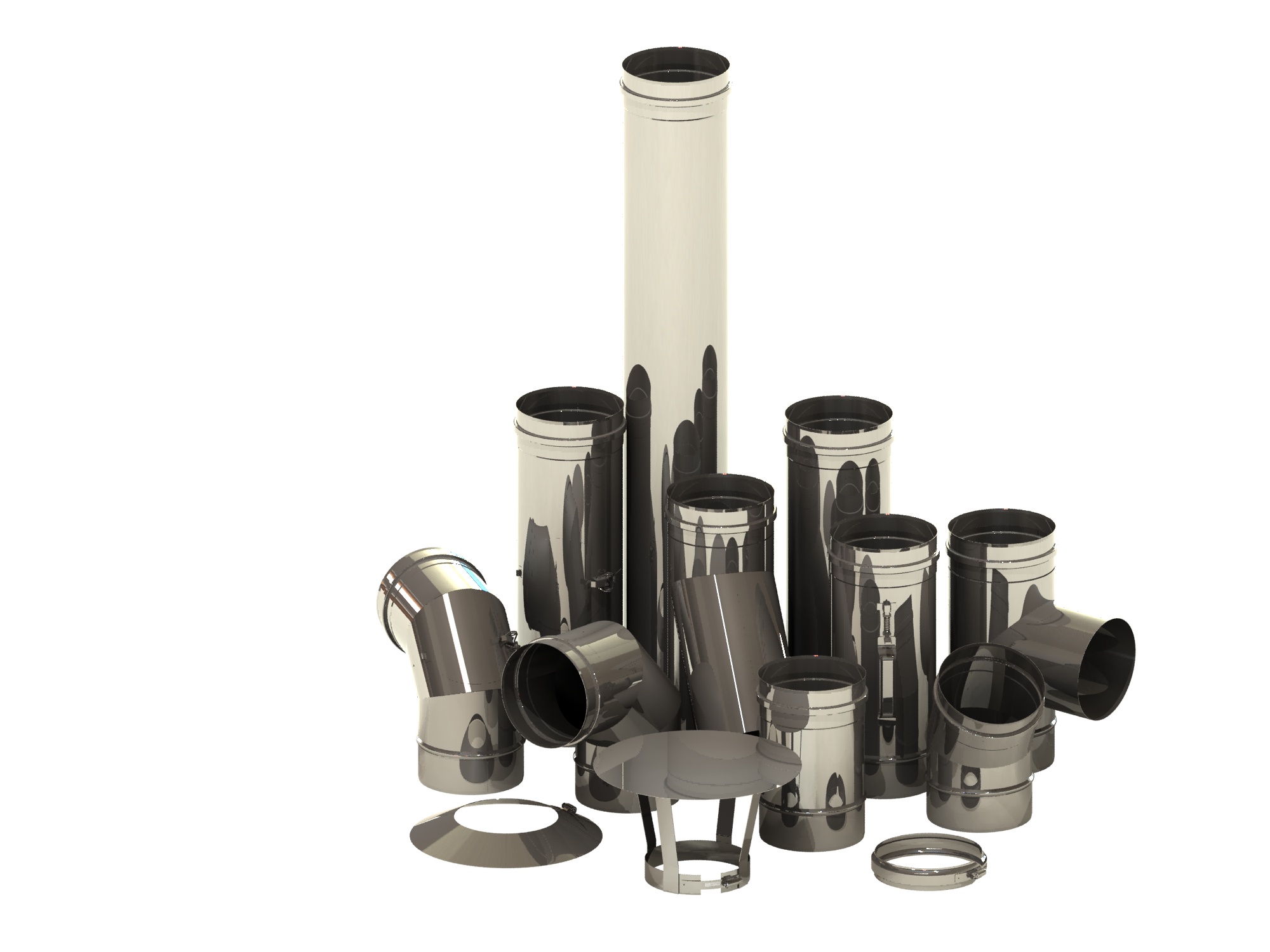 Schornsteinsanierung einwandig Ø 80 mm – Tecnovis TEC-EW-Classic