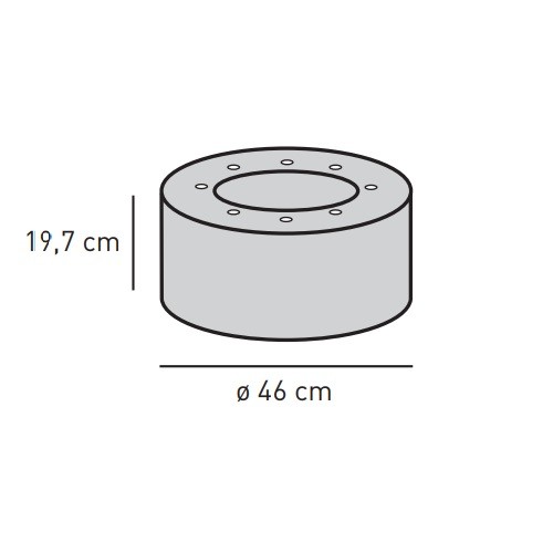 Kaminzubehör Skantherm - Basis Box, ø 46,0 cm für Elements Rund