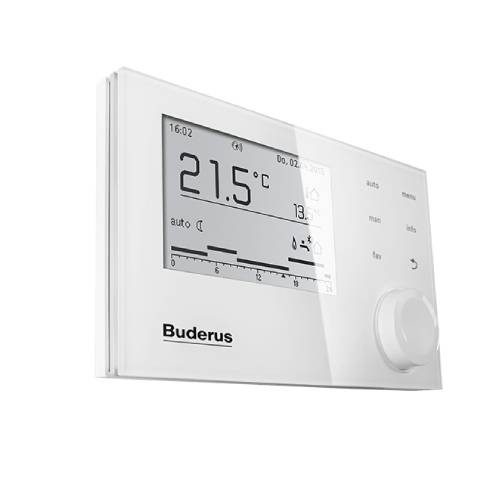 Kaminzubehör Buderus - System-Bedieneinheit RC310 Weiß